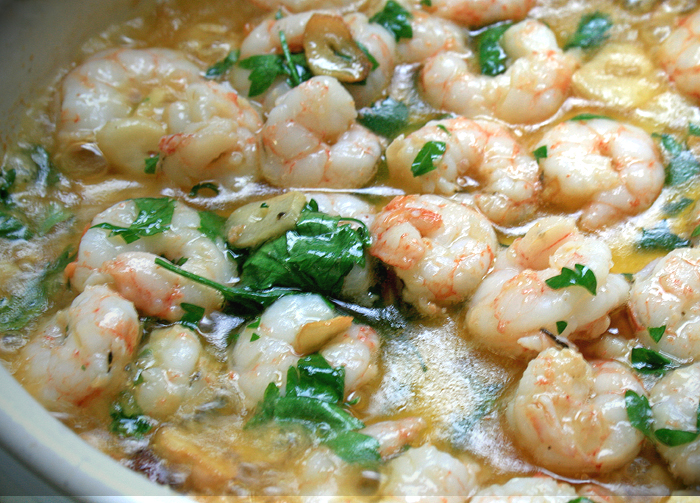 Gambas al ajillo