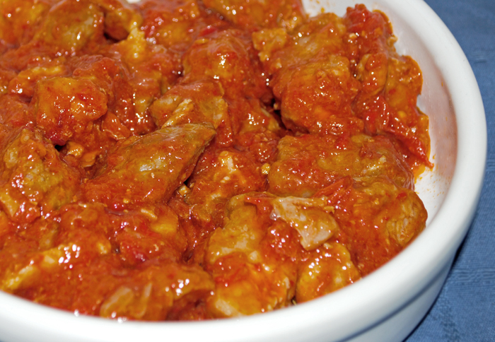 Magra con tomate